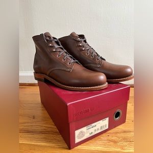 Brand New Wolverine 1000 Mile Original Plain Toe Boots